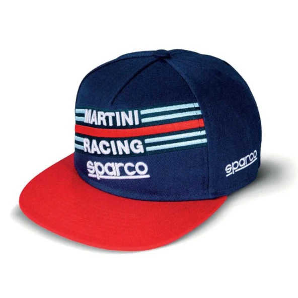 SPARCO MARTİNİ RACİNG LACİVERT KIRMIZI ŞAPKA