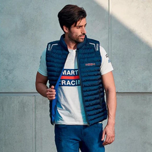 SPARCO GILET MARTİNİ RACİNG LACİVERT YELEK  M  BEDEN - 2