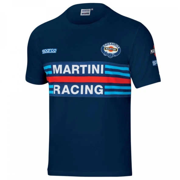 SPARCO MARTİNİ RACİNG LACİVERT T-SHİRT L BEDEN