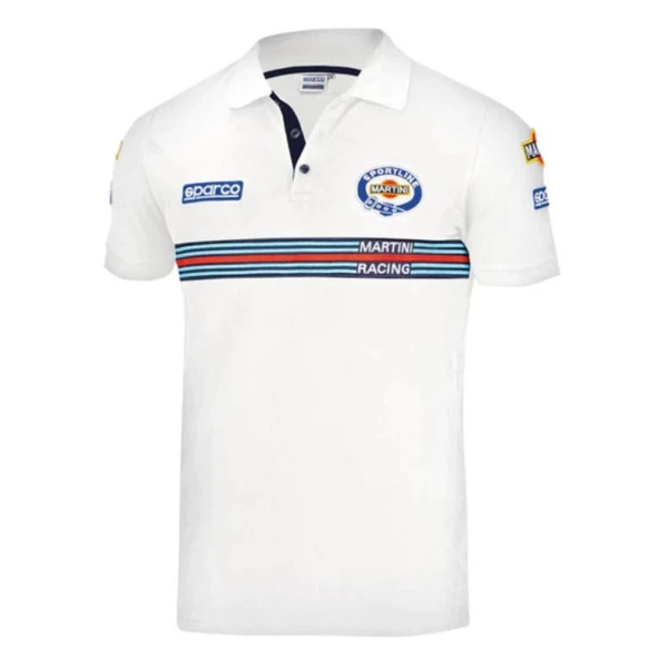 SPARCO MARTİNİ RACİNG BEYAZ T-SHIRT M BEDEN