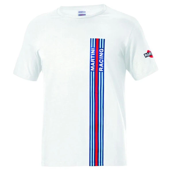 SPARCO MARTİNİ RACİNG BIG STRIPES T-SHİRT BEYAZ  XXL  BEDEN