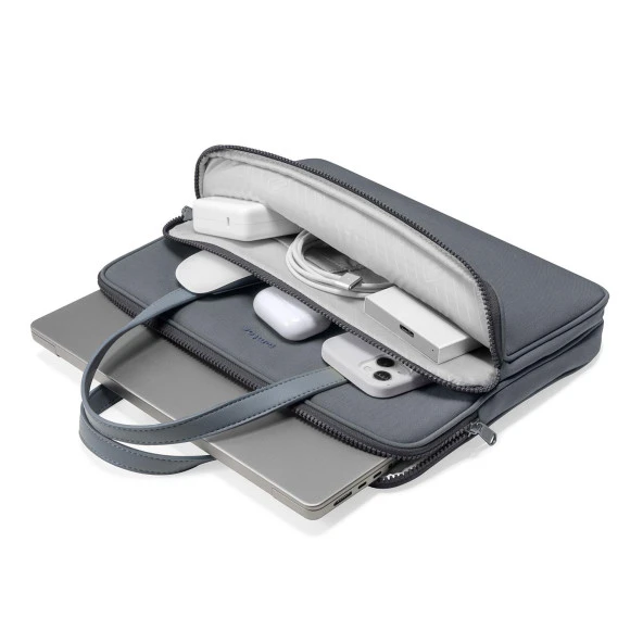 Tomtoc H21-C01G01 - A11D3G1 13.5" Gri TheHer/Versatile Serisi Notebook El Çantası - Resim 5