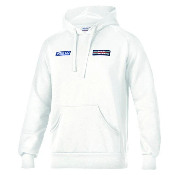 SPARCO MARTİNİ RACİNG BIG STRIPES HOODIE BEYAZ  XXL  BEDEN