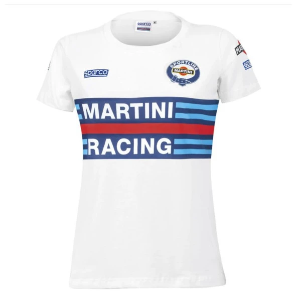 SPARCO MARTİNİ RACİNG T-SHIRT LADY BEYAZ  M  BEDEN