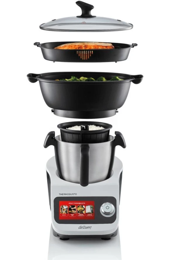 Arzum AR1181 Thermogusto Çok Fonksiyonlu Akıllı Mutfak Robotu - Resim 5