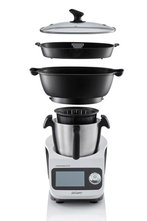 Arzum AR1181 Thermogusto Çok Fonksiyonlu Akıllı Mutfak Robotu - Resim 6