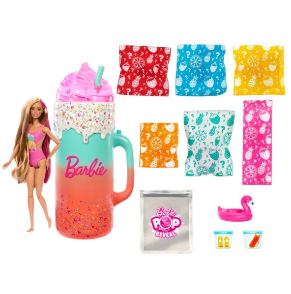 Barbie Pop Reveal Sürprizli Bardak HRK57 Lisanslı Ürün - 3