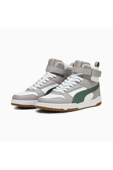 Puma RBD Game - Erkek White-Eucalyptus-Gray Bilekli Spor Ayakkabı - 385839 17