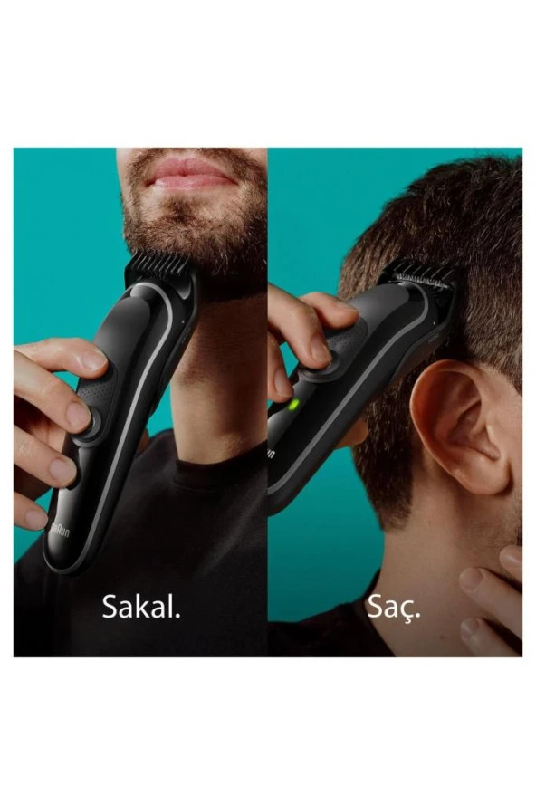 Braun Series 3 Mgk3440 Hepsi Bir Arada Şekillendirme Seti, 8’İ 1 Arada Erkek Bakım Kiti 80707868 - 3