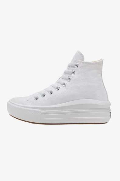 Converse Chuck Taylor All Star Move Platform Kadın Beyaz Sneaker 568498C - Resim 2