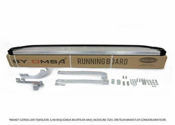 OMSA Ssangyong Musso Blackline Yan Basamak Siyah 2018 ve Sonrası - Resim 4