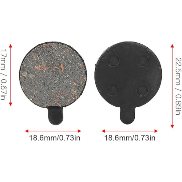 Onvo 012 X Plus Elektrikli Scooter Fren Balatası 2'li - 2