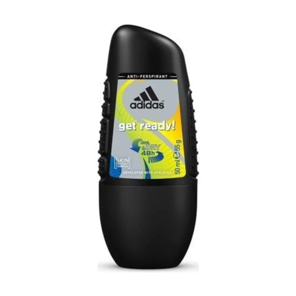 ADIDAS FOR MEN ROLL ON GET READY APD 48 H 50 ML