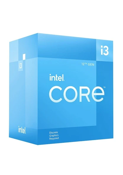 Intel Core i3-12100F 3.3 GHz LGA1700 12 MB Cache 58 W İşlemci