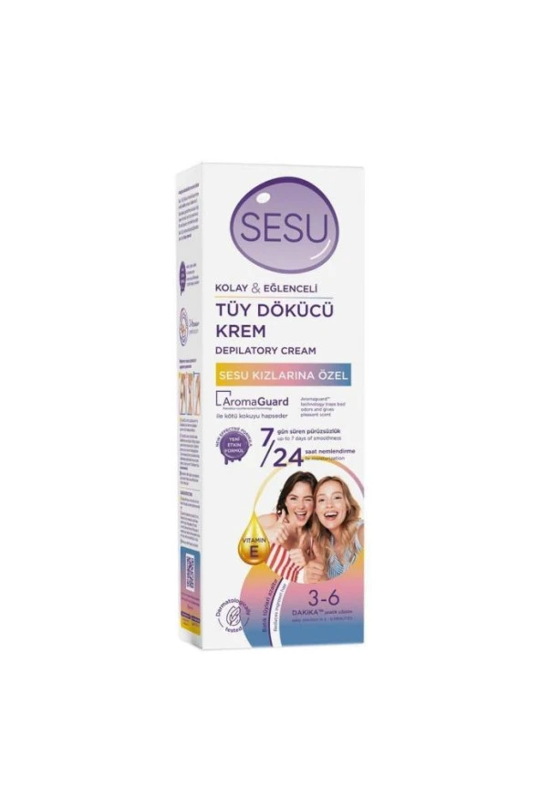Sesu Tüy Dökücü Krem ağdaya Ilk Adım Kızları 100 Ml