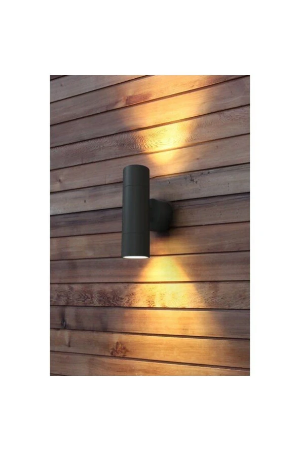 Fullreyon 14 Watt Amber Işık Led Aplik İç ve Dış Mekan Modern Aplik, Çift Yönlü Duvar Armatürü Modern Aplik