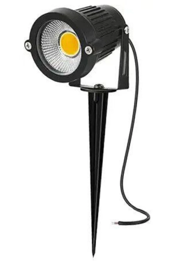 4 Adet Elektrikle Çalışır, 5 Watt Günışığı Kazıklı Bahçe Armatürü, Çim, Çiçek, Ağaç Aydınlatma Aplik - 4