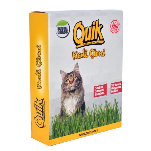 Quik Doğal Kedi Çimi (Fileli) - 2