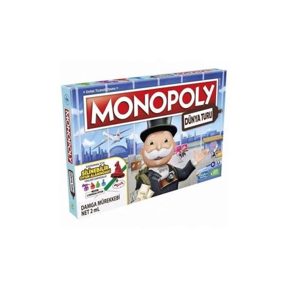 F4007 Hasbro Gaming - Monopoly Dünya Turu