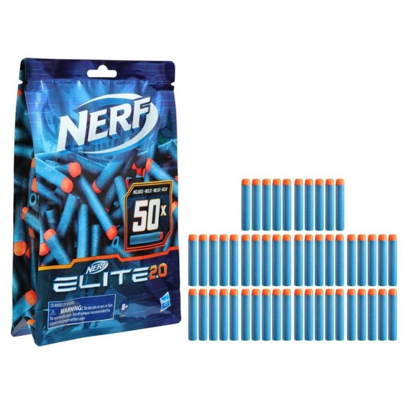 E9484 Nerf Elite 2.0 Dart 50'li Yedek Paket