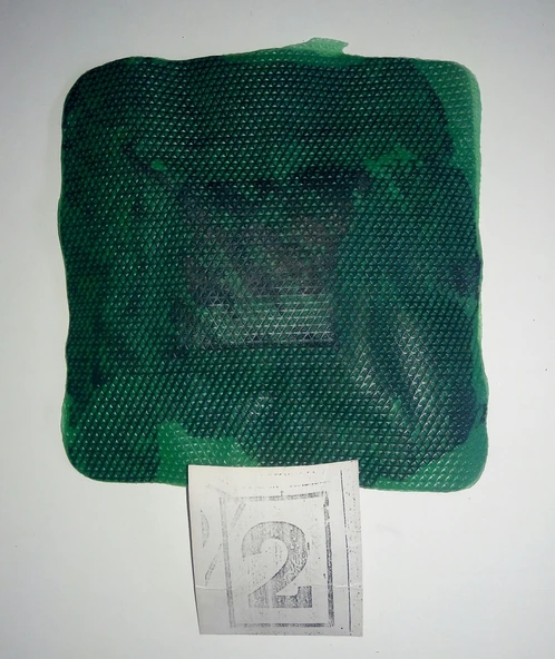 2 No Kare Tıp Top Yama 10ad/pk - Resim 1