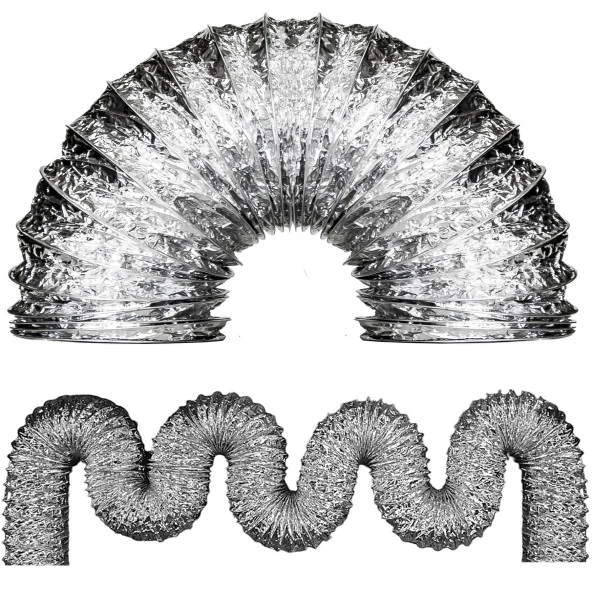 Aletçantam Telli Aspiratör Borusu Davlumbaz Baca Havalandırma Helezon 10mt