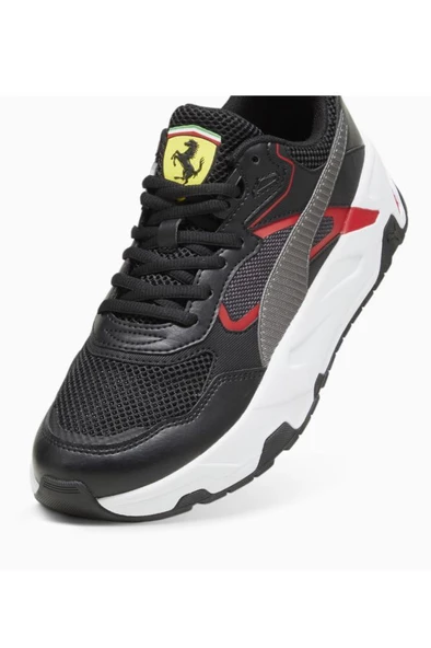 Puma Ferrari Trinity 30795003 Erkek Koşu Yürüyüş Ayakkabısı Siyah Kırmızı 40-45