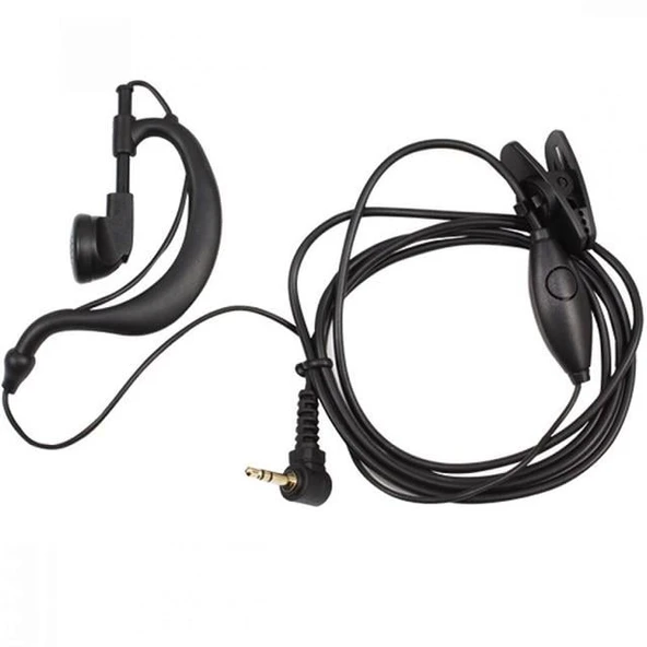 Powermaster PMR2-5 WLN KD-C80 Motorola T6N Aselsan Cobra PMR Akustik EL Telsizi Mikrofonlu Kulaklık 2.5Mm Stereo Jacklı - 2