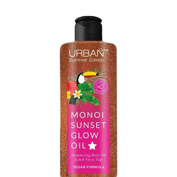 URBAN CARE SUMMER BODY MONOI YAĞLI BRONZ GÖRÜNÜM VEREN IŞILTILI VÜCUT YAĞI VEGAN 150 ML