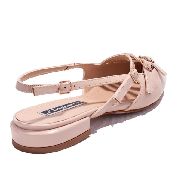 Dagoster DZA07-725488C Ten Rugan Klasik Topuklu Kadın Ayakkabı - 4