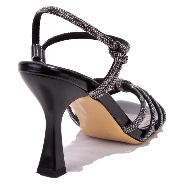 Dagoster DZA07-337092C Siyah Klasik Topuklu Kadın Ayakkabı - 4