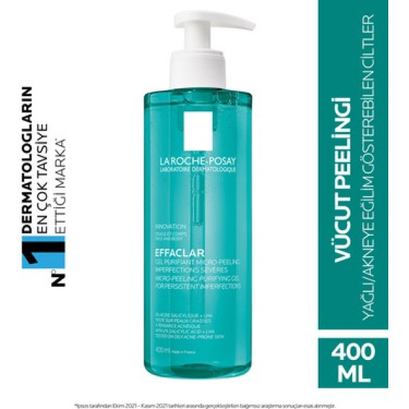 La Roche Posay Effaclar Mikro Peeling Arındırıcı Jel 400 Ml