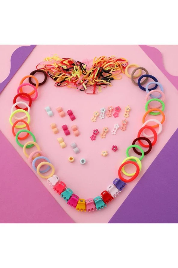 Okul Seti Çocuk Saç Tokası Seti - 5