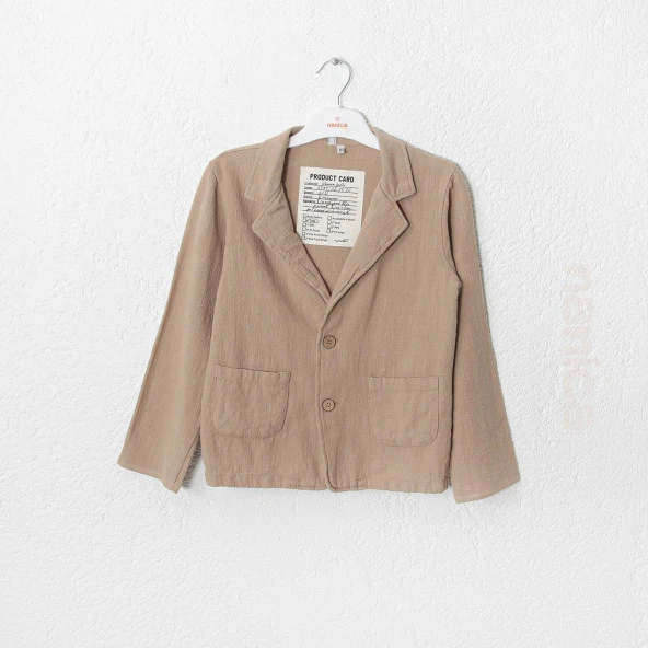 Erkek Çocuk Keten Blezear Ceket ürün görseli