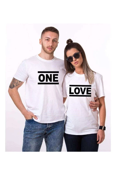 Tshirthane One Love Sevgili Kombinleri Tshirt Kombini
