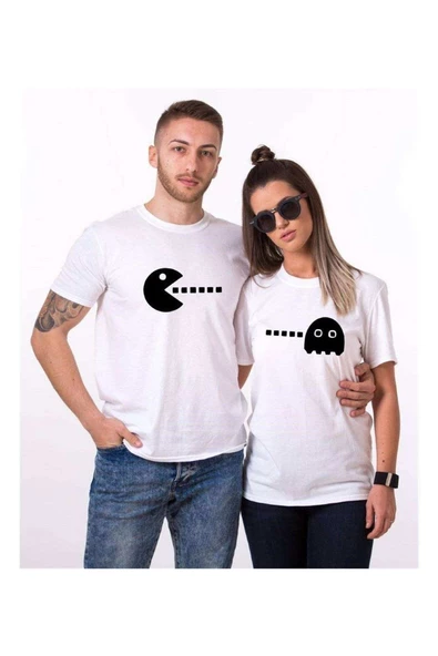 Tshirthane Pacman  Sevgili Kombinleri Tshirt Kombini ürün görseli 1