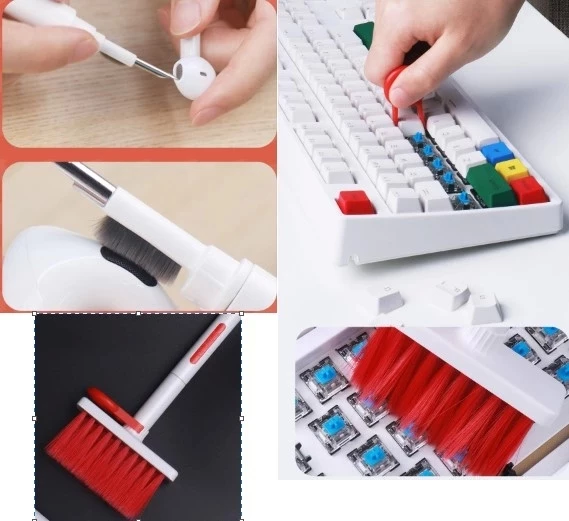 Pratik Klavye ve Kulaklık Temizleme Seti - 3