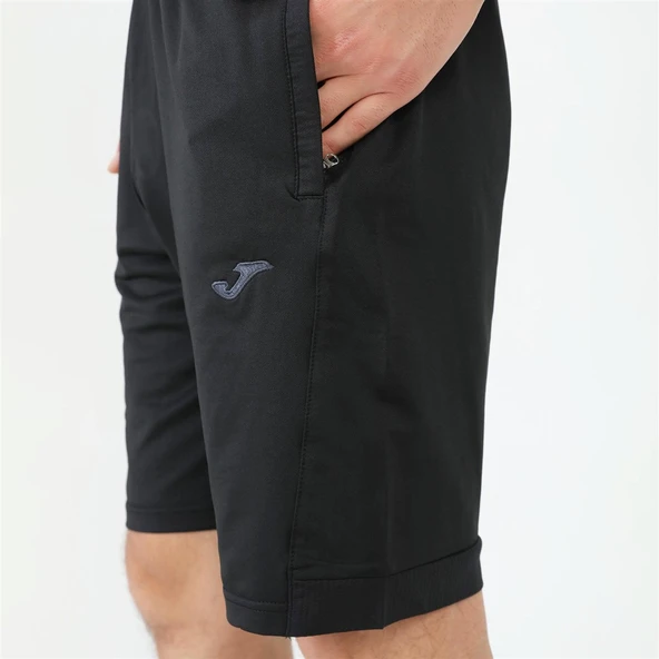 Joma Pol. Hawk - Erkek Siyah Likralı Spor Şort - 4231400 - 5