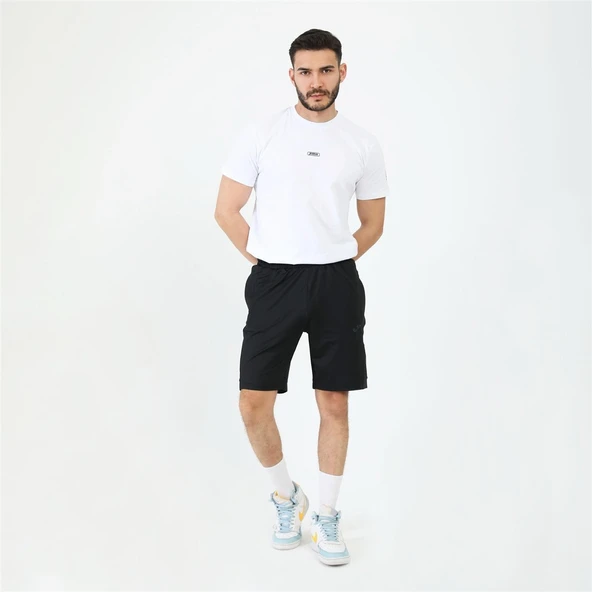 Joma Pol. Hawk - Erkek Siyah Likralı Spor Şort - 4231400 - 3