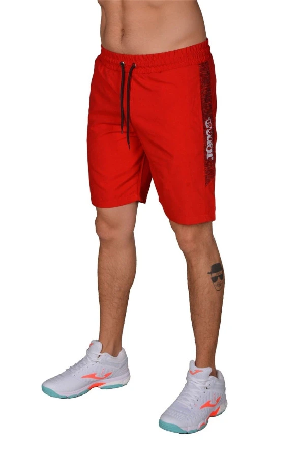 Joma Micro Push - Erkek Kırmızı Astarlı Spor Şort - 4231416