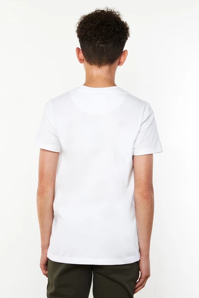 Vikings Rover Amblem Beyaz Çocuk Bisikletyaka Tshirt - Resim 2