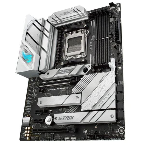 ASUS ROG STRIX B650-A GAMING WIFI, 4xDDR5, 3x M2, HDMI, DP, 2xType-C, Wi-Fi 6E, Bluetooth v5.2, AMD Ryzen 7000 Serisi, AM5 Soket Anakart - 4