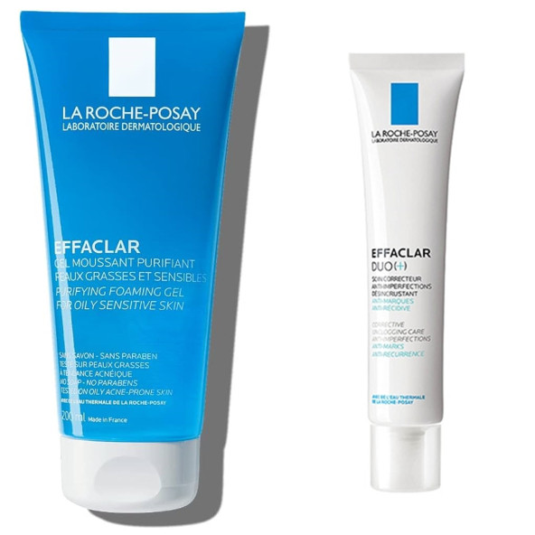 La Roche Posay Effaclar Gel 200 ml + Effaclar Duo(+) Nemlendirici Bakım Kremi 40 ml Set