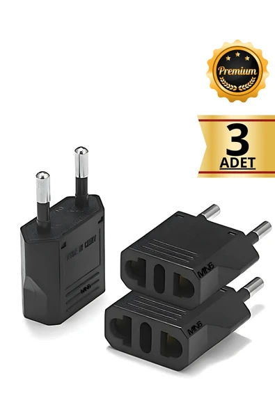 MN6 M22 Priz Donusturucu Tipi Amerikan-3 Adet-A-Kalite/Priz Çevirici/Avrupa Priz Donusturucu.Şarj Aleti Fiş Dönüştürücü
