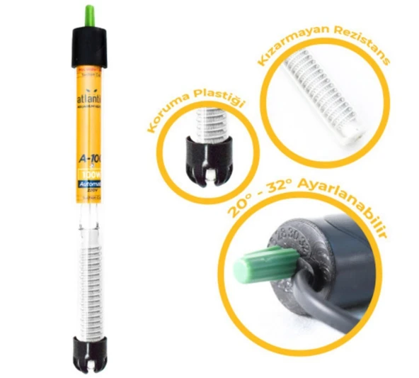 Atlantik Akvaryum Isıtıcı 100 W - 2