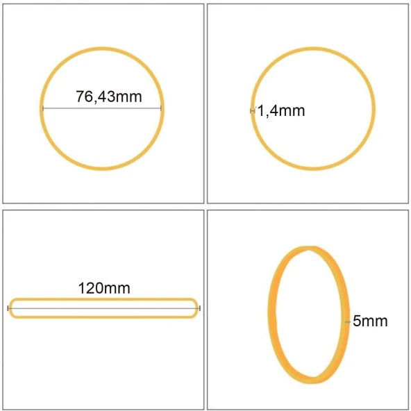Ekoset 120x5mm Geniş Kauçuk Paket Ambalaj Kasa Lastiği 1Kg - Resim 5