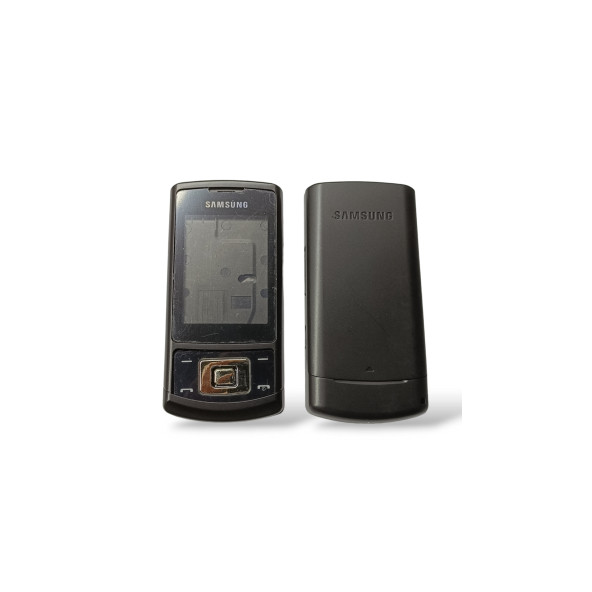 Samsung S3500 Kasa Samsung S3500 Uyumlu Siyah Renk Orta Kasa Ön Arka Kapak Tuş Takımı - 4