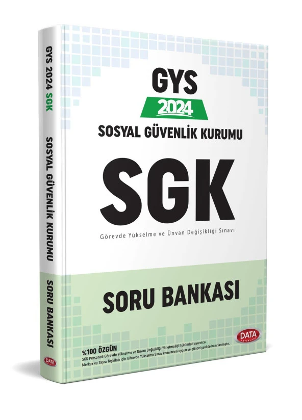 Data 2024 GYS SGK Soru Bankası Görevde Yükselme Data Yayınları - Resim 3