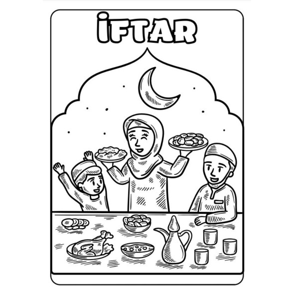 İslami Boyama Kitap Seti - 8