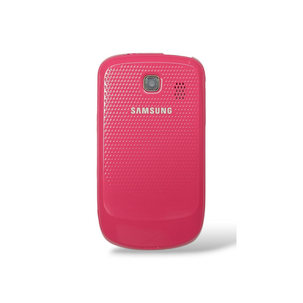 Samsung S3850 Kasa Samsung S3850 Corby 2 Uyumlu Pembe Renk Orta Kasa Ön Arka Kapak Tuş Takımı - 2